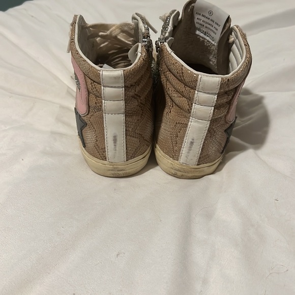 PRELOVED Authentic golden goose slide snake glitter high tops-gently used - Picture 10 of 16